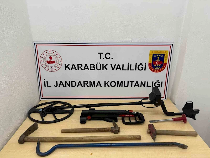 Karabük’te izinsiz kazı yapan 2 kişi suçüstü yakalandı
