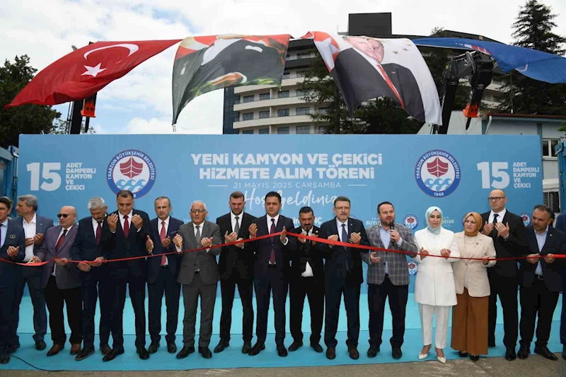 Trabzon Büyükşehir araç filosunu güçlendiriyor

