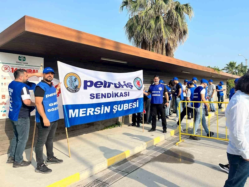 Tekfen Holding’e bağlı Toros Tarım’da işçiler greve başladı
