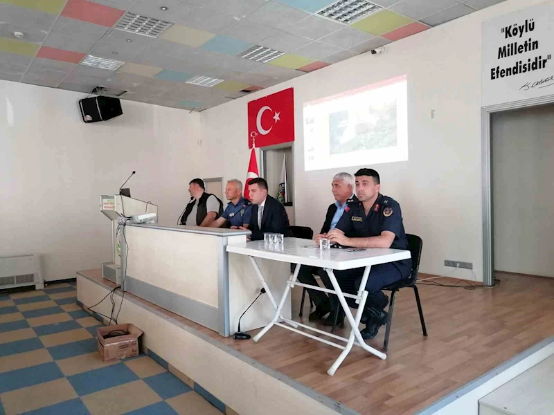 Mersin Mut’ta orman yangınlarıyla mücadele toplantısı
