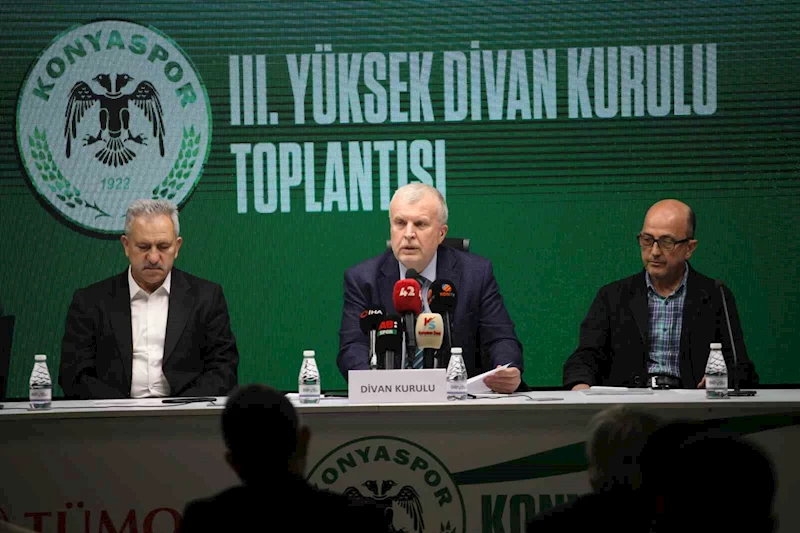Konyaspor’da 3. Yüksek Divan Kurulu toplantısı yapıldı
