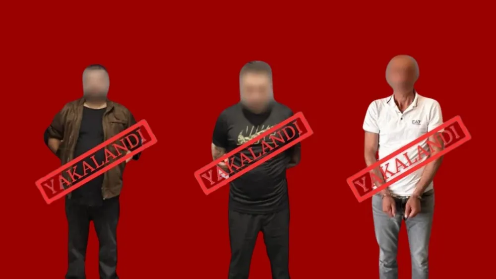 Kırmızı bültenle aranan 3 şahıs Türkiye