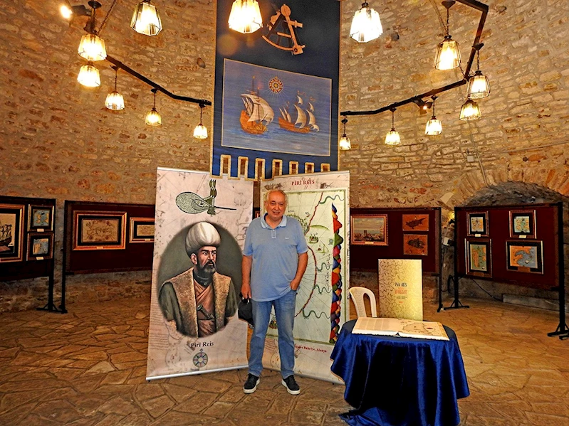 Piri Reis’in haritaları Çeşme’de ziyaretçi akınına uğradı
