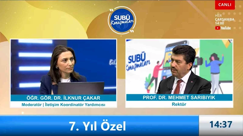 Rektör Sarıbıyık: 