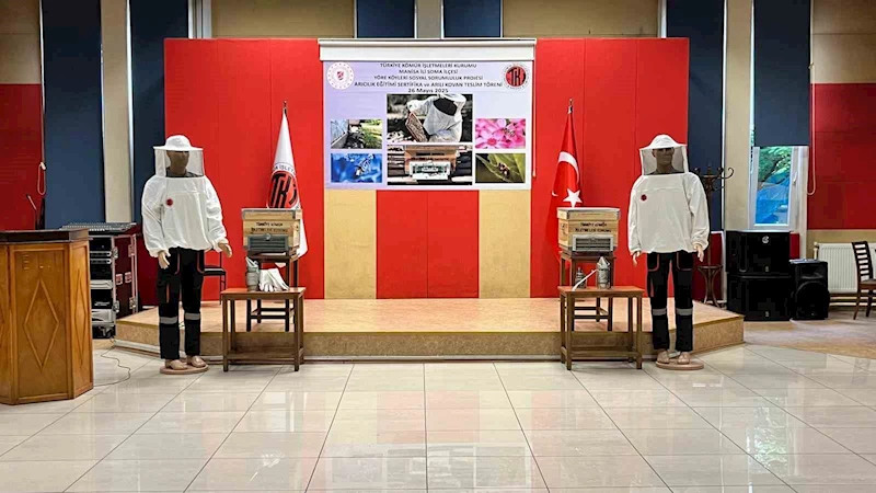 Maden sahasında bal üretimi başlıyor

