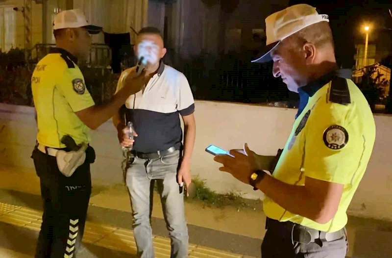 1.24 promil alkollü yakalandı, 