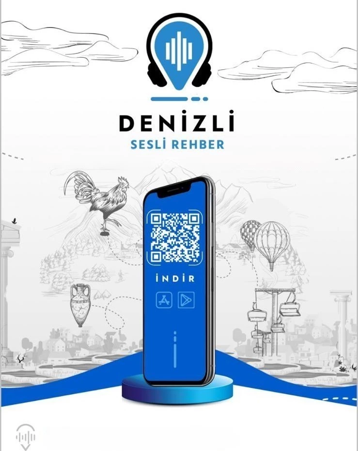 Denizli’nin sesli rehber uygulaması kullanıma açıldı
