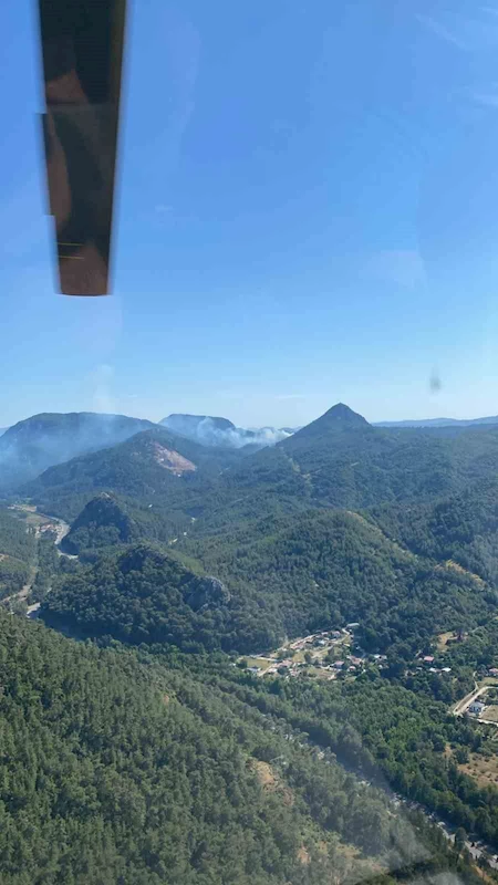 Marmaris’te orman yangını

