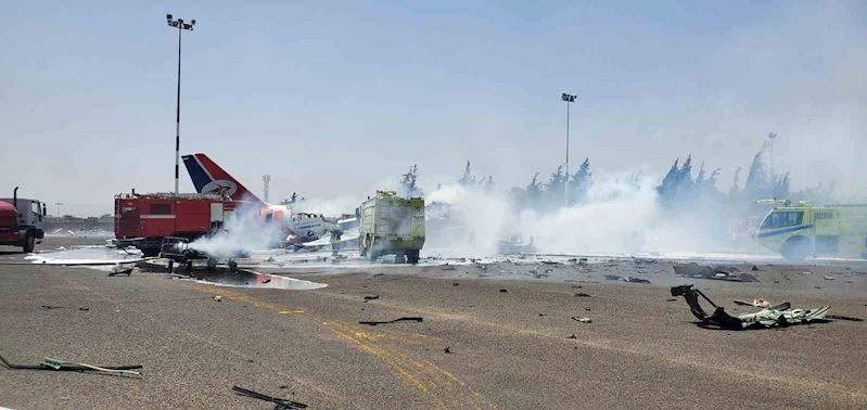İsrail, Yemen’de Sana Uluslararası Havalimanı’nı vurdu
