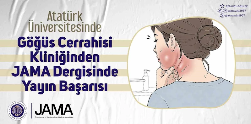 Atatürk Üniversitesi Göğüs Cerrahisi Kliniğinden Jama dergisinde yayın başarısı
