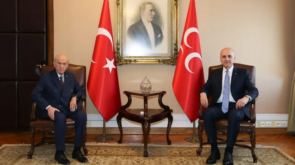 TBMM Başkanı Kurtulmuş, MHP Lideri Bahçeli’yi ziyaret etti