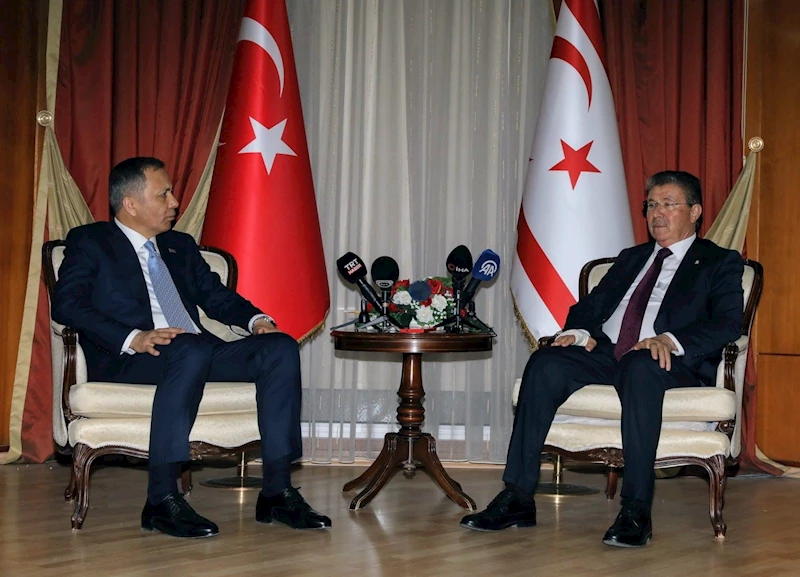 Bakan Yerlikaya, KKTC Başbakanı Üstel ile görüştü
