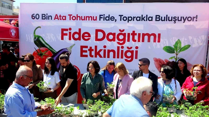 Menteşe Belediyesi 60 bin fide dağıttı
