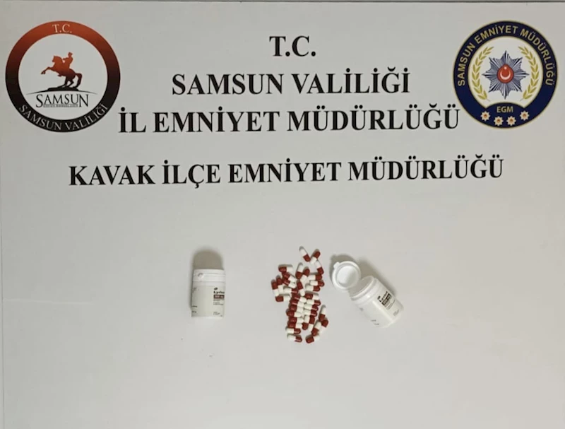 Samsun’da uyuşturucu hapla yakalanan şüpheli tutuklandı
