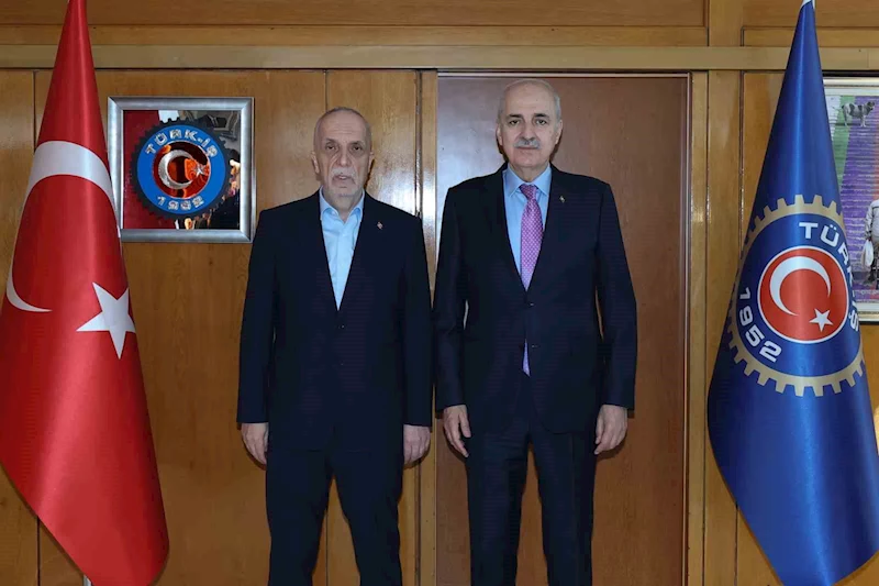 TBMM Başkanı Kurtulmuş, TÜRK-İŞ’i ziyaret etti

