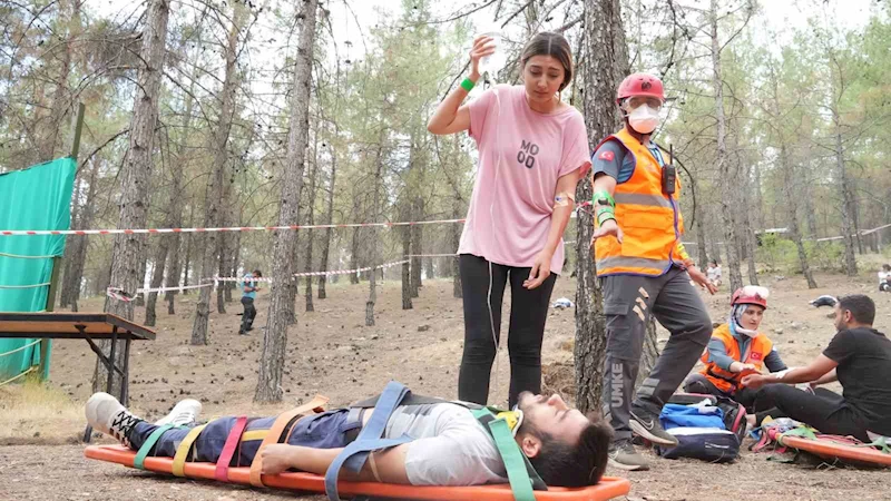 UMKE’den nefes kesen tatbikat
