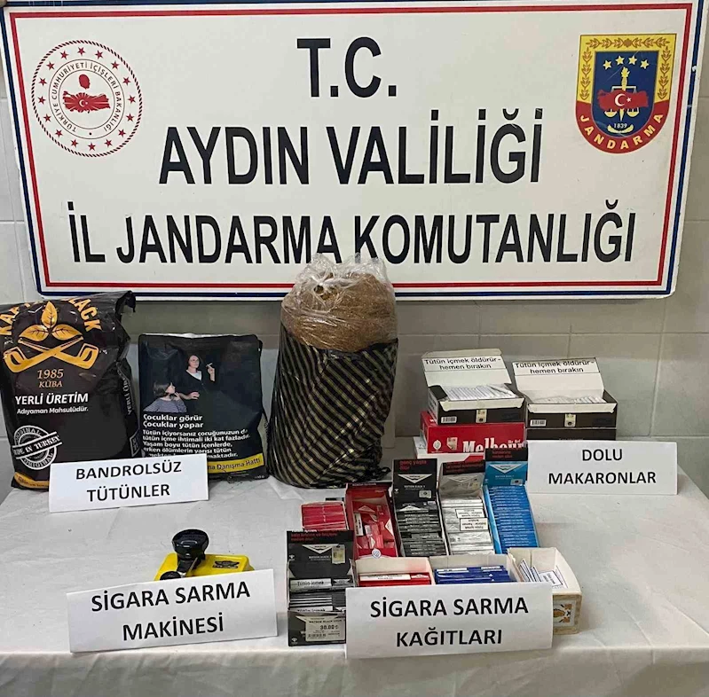 Didim’de kaçak tütün operasyonu
