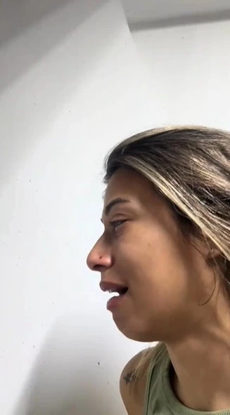 Kadın üretici dolu felaketini gözyaşlarıyla anlattı
