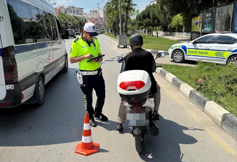 Manisa’da 91 motosiklet trafikten men edildi
