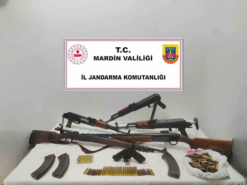 Mardin’de silah ve mühimmat kaçakçılarına operasyon: 1 gözaltı
