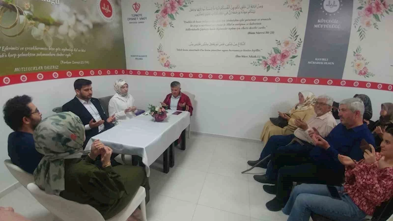 Köyceğiz Müftülüğü’nün yeni nikah salonu açıldı

