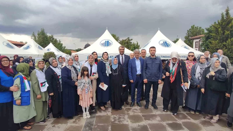 Ankara’da Gazzeli kadın ve çocuklar için yardım sergisi düzenlendi
