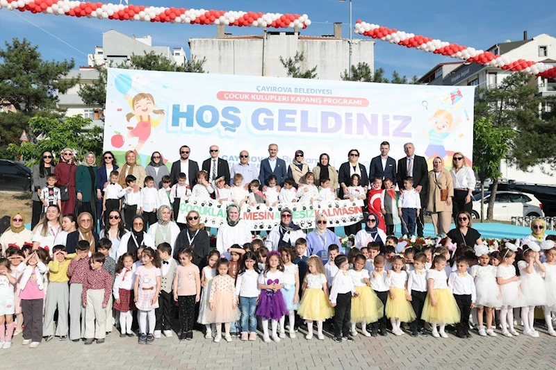 Çocuk kulüplerinde eğitim gören minikler hünerlerini sergiledi
