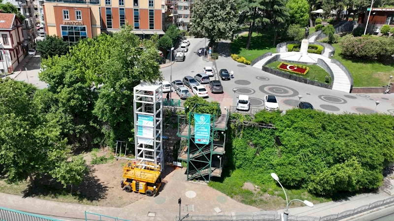 İzmit Tren Garı asansör çalışmaları devam ediyor
