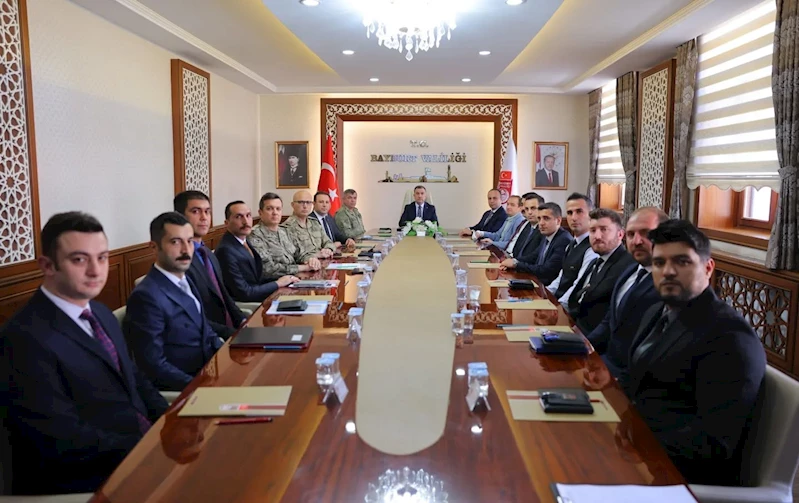 Bayburt’ta asayiş toplantısı yapıldı
