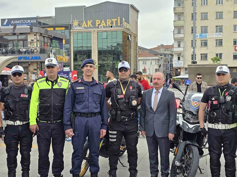 Çorum’da Trafik Haftası’nda farkındalık oluşturan etkinlik
