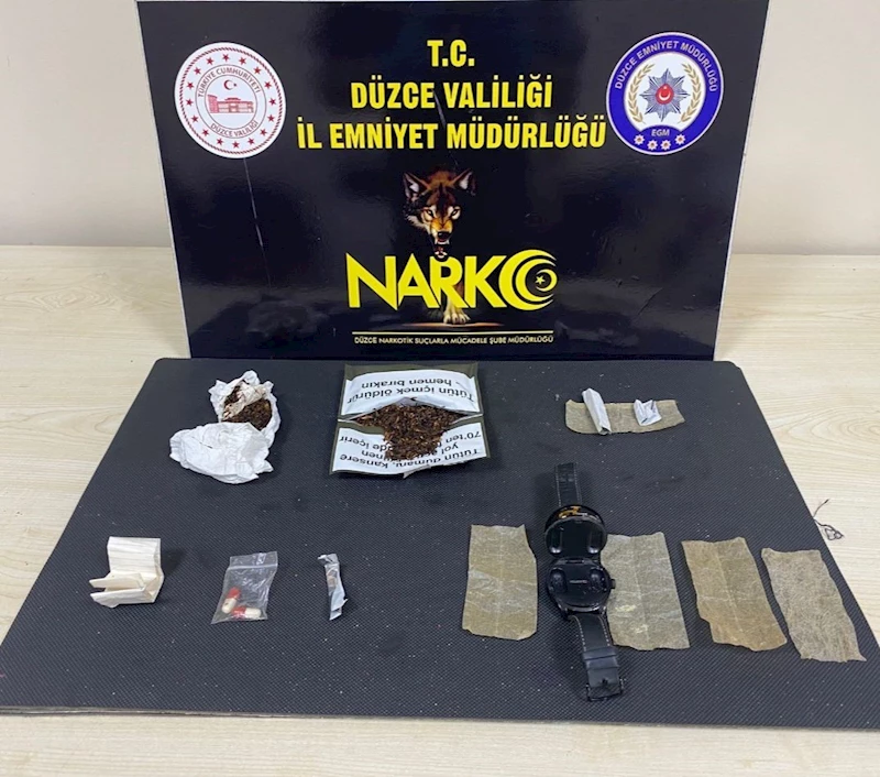 Düzce’de 2 uyuşturucu taciri tutuklandı
