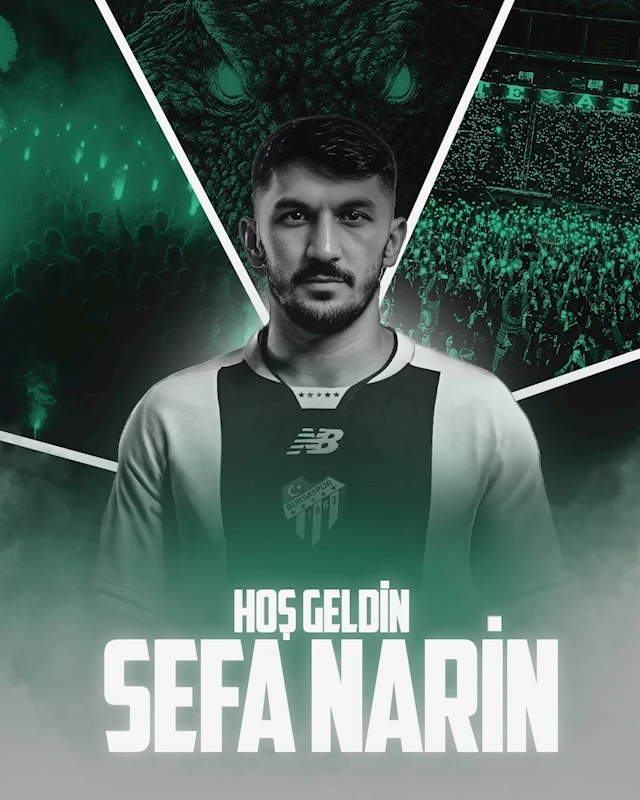 Bursaspor’da orta sahaya takviye: Sefa Narin
