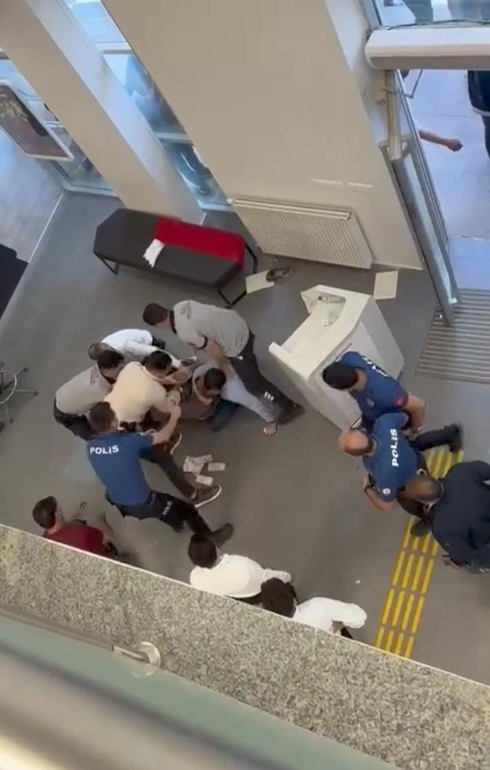 Bankadan para çalmaya çalışan şahıs tutuklandı
