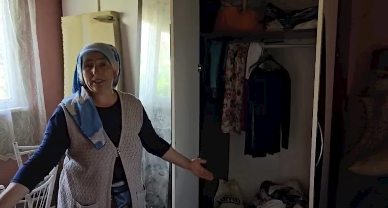 5 gün boyunca dolapta saklanmış
