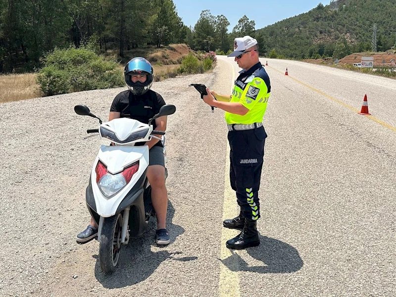 Bayram tatilinde Muğla’da 90 motosiklet trafikten men edildi
