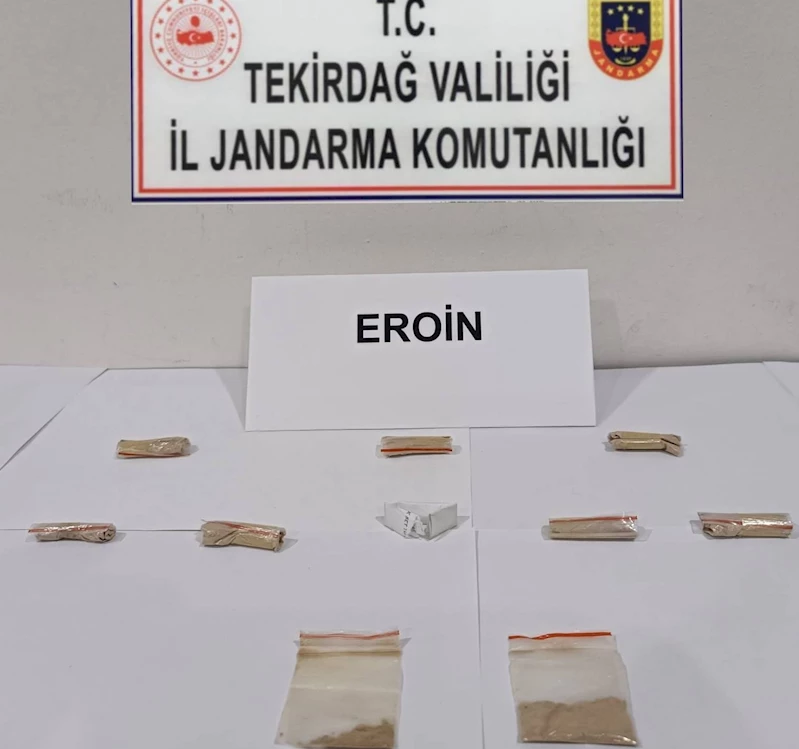 Tekirdağ’da uyuşturucuya geçit yok: 8 şüpheli yakalandı
