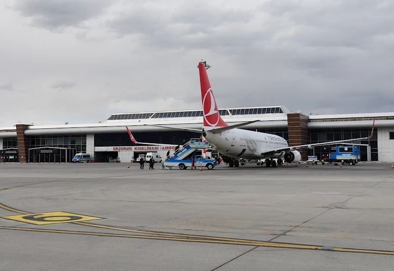 Erzurum’da beş ayda 497 bin 449 kişi uçtu
