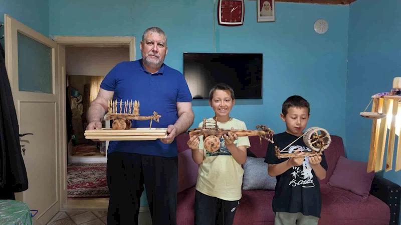 Gedizli usta Yusuf Kartal’ın ahşap tutkusu
