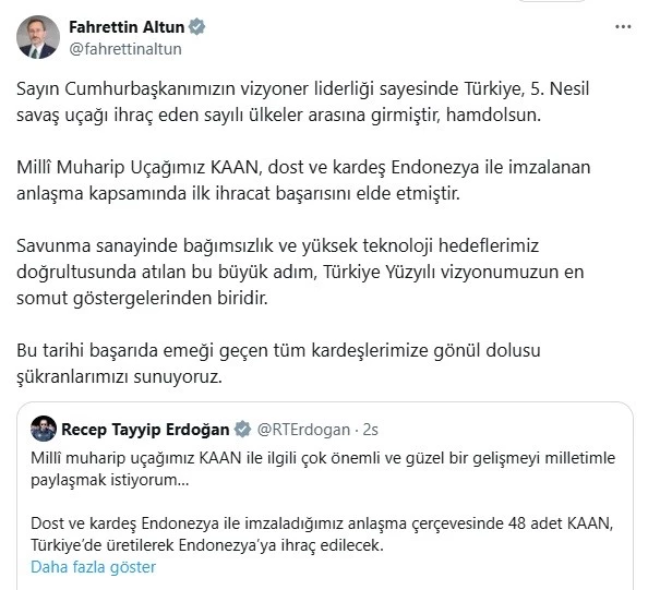 Fahrettin Altun: 