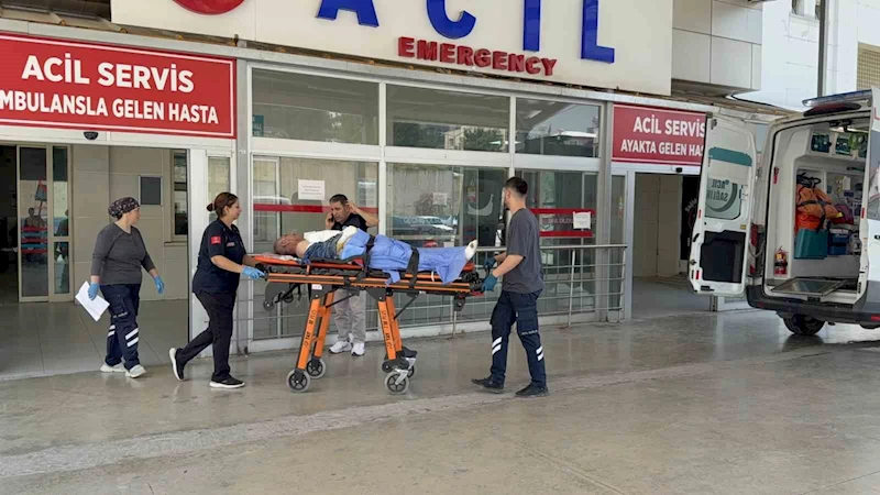Elektrik akımına kapılan işçi yaralandı
