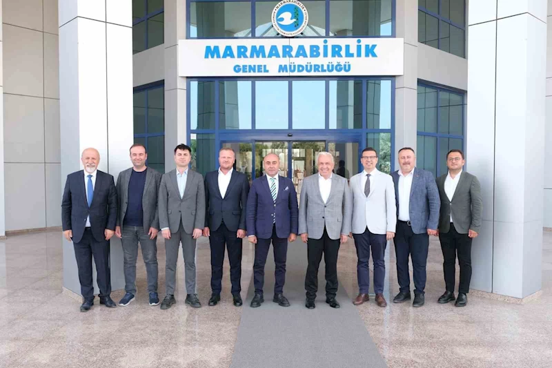 Başkan Şadi Özdemir’den Marmarabirlik’e hayırlı olsun ziyareti
