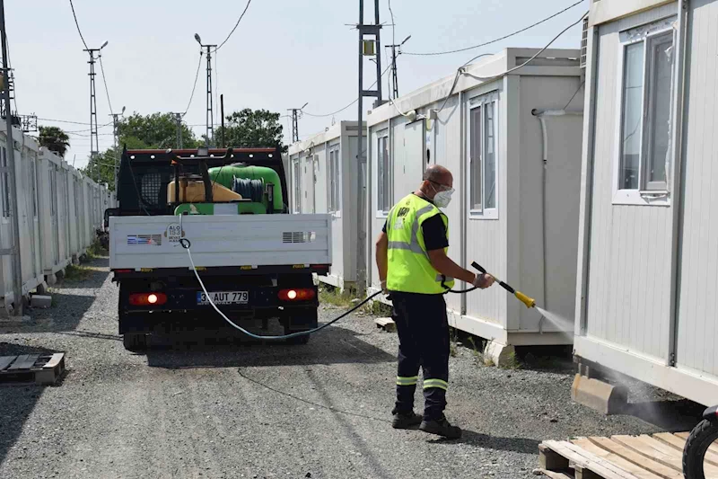 HBB, Erzin’de sineklere ve haşerelere karşı ilaçlama çalışmalarını sürdürüyor
