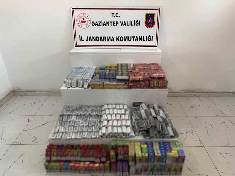 Gaziantep’te 2 milyon TL değerinde kaçak elektronik sigara ele geçirildi
