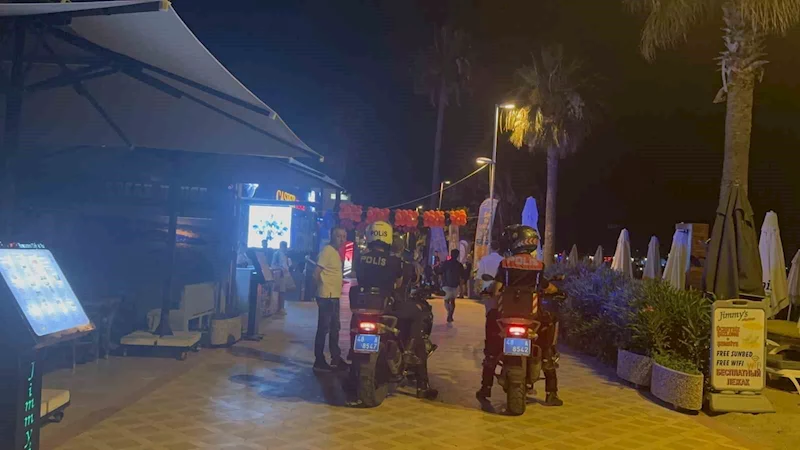 Marmaris’te meşale şovlu eğlencelere emniyetten denetim
