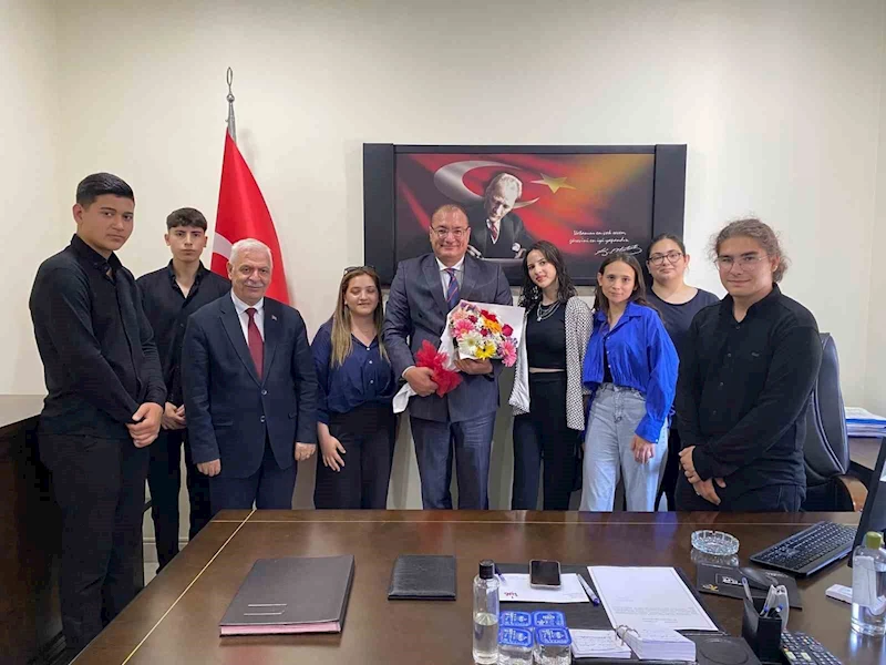 Meslek lisesi öğrencilerine teşekkür belgesi
