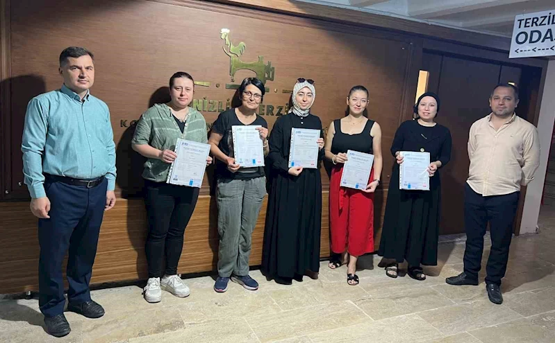 Denizlili terziler uluslararası sertifikalı oldu
