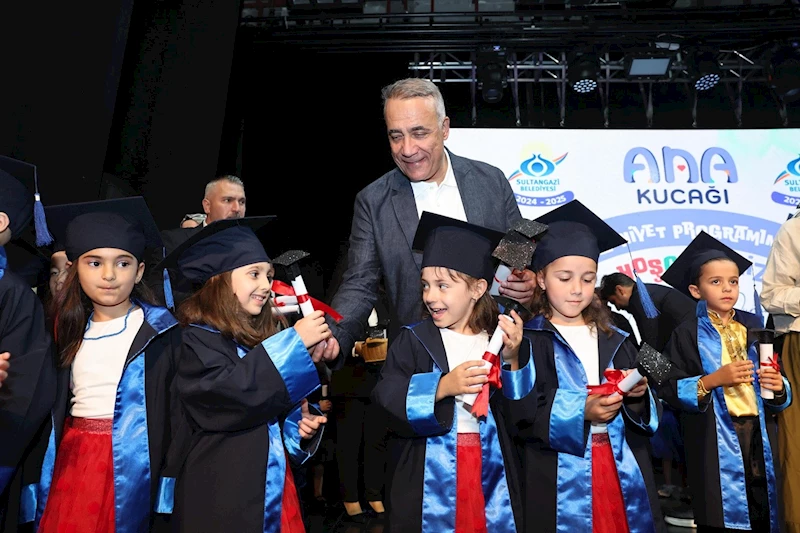 Sultangazi Belediyesi Ana Kucağı’nda mezuniyet heyecanı
