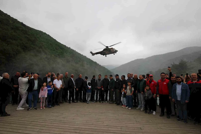 ‘Melek Filo’dan Boraboy Gölü’nde nefes kesen tatbikat
