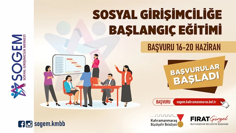 Kahramanmaraş’ta Sosyal Girişimciliğe Başlangıç Eğitimi
