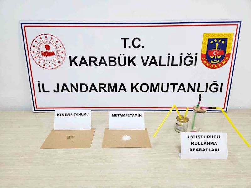 Karabük’te uyuşturucu operasyonu
